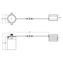 Envision LED-DLJBX-3-CYL-ADJ-5CCT-BL 3" Cylinder Downlight: DLJBX, 15w, Black
