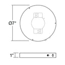 Envision TSM-7R-EMB-UNV TSM-7: EM Backup for All Models, 15w, White