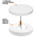 Envision TSM-7R-EMB-UNV-EMPTY TSM-7: EM Backup Empty Body for All Models, 15w, White