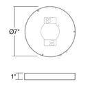 Envision TSM-7R-EMB-UNV-EMPTY TSM-7: EM Backup Empty Body for All Models, 15w, White