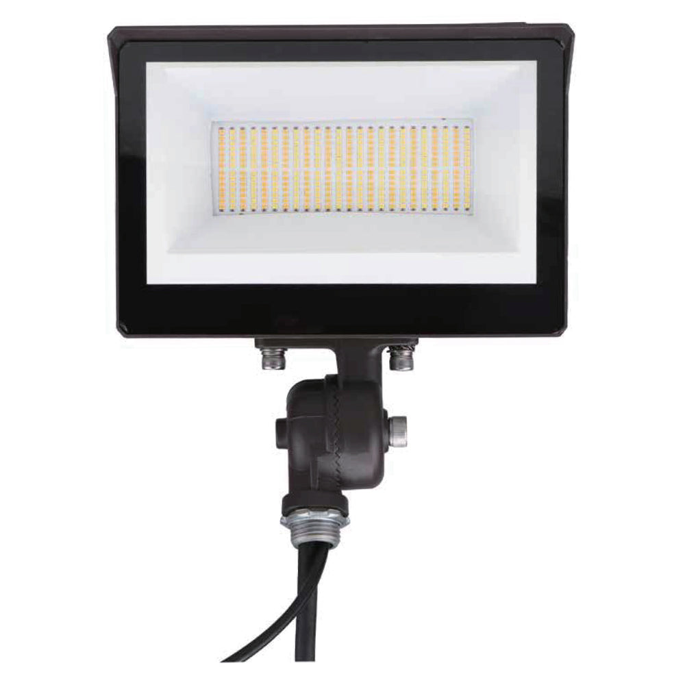 Envision LED-ARL3-ARC-3P100-TRI-BZ-UNV-KNT-PC Mini Architectural Flood: Arcy-Line, 100/80/60w, Bronze