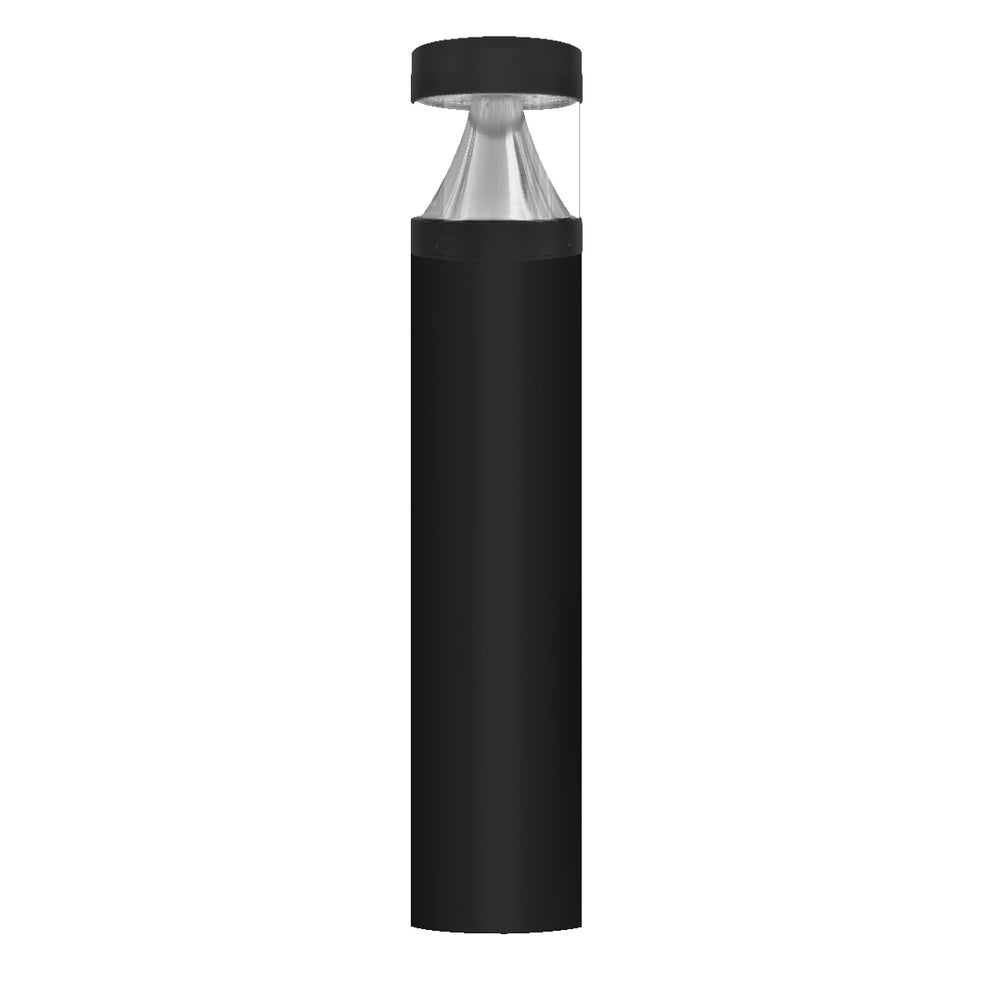 Envision BLD-3P22-RD-UNV-BL-44 44" Bollard Base: Round Black, 22/16/12W, Bronze