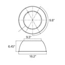 Envision RHB3-100/150-ALM-RF RHB3: 3P150 Aluminum Reflector 90°