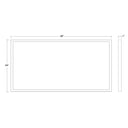 Envision LED-PNL-SM-2X4-50W-TRI 2x4 Surface Mount LED Panel: Slim-Line, White
