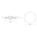 Envision LED-SLDSKR-15-30W-5CCT-WH-0/10V 15" Surface Mount Round: Slim-Line, White