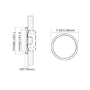 Envision LED-SLDSKR-7-15W-5CCT-WH-0/10V 7" Surface Mount Round: Slim-Line eta 03/2023, White