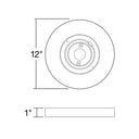 Envision SLDSKR-12-EMB-EMPTY-UNV SLDSKR-12: EM Backup Empty Body for All Models, 22w, White