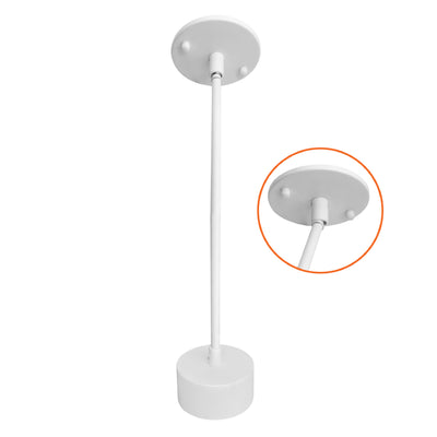Envision STM-JBX-6-WH Stem Pendant Mount for Surface Mount Fixtures, White