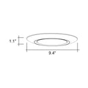 Envision LED-CDSK-8-27W-5CCT-WH 8" Disk Lite High Lumen: Cusp-Line, White
