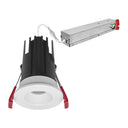 Envision LED-DLJBX-1RG-7W-5CCT-WH-R 1" Smooth Downlight: SnapTrim-Line, White Round