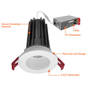 Envision LED-DLJBX-2-15W-5CCT-W/W-S 2" Smooth Downlight: SnapTrim-Line, White