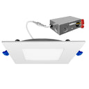 Envision LED-SL-PNL-4SQ-3P12W-5CCT-WH 4" Square Slim Panel Wafer Downlight, 12/10/8w, White