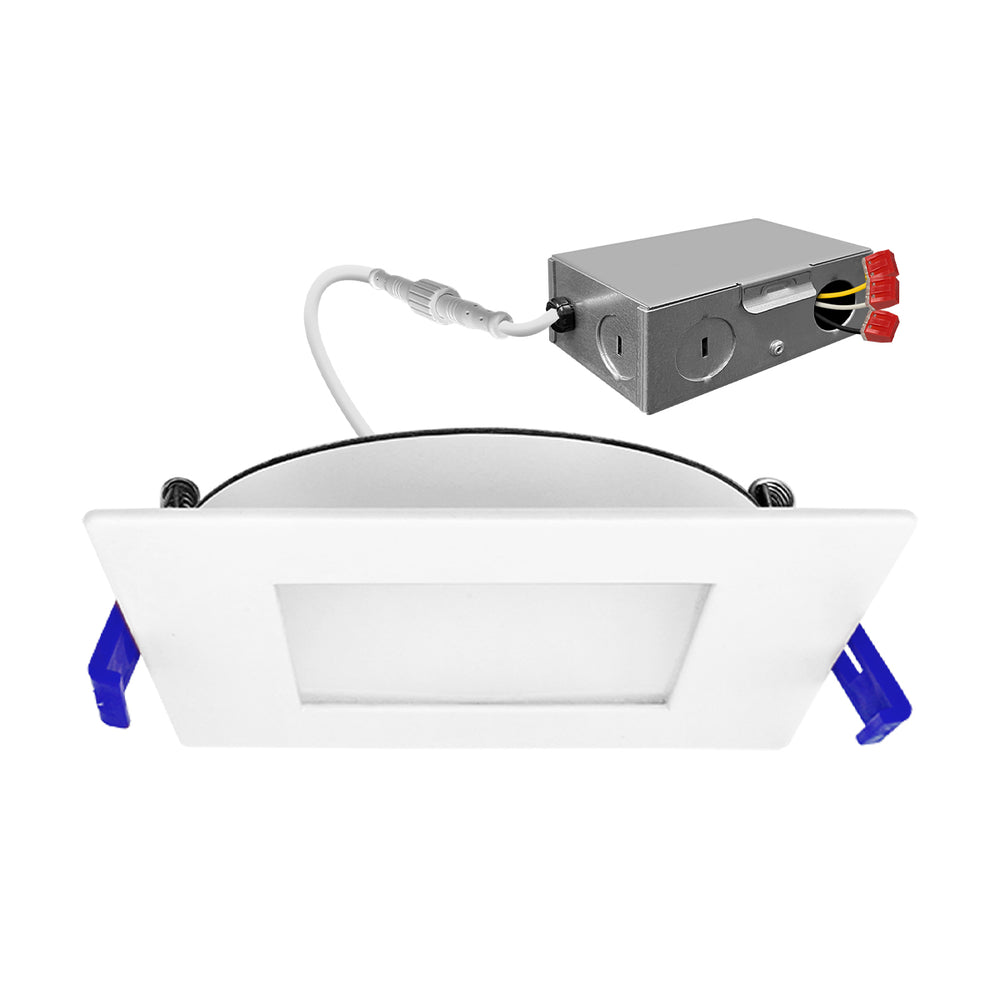Envision LED-SL-PNL-8SQ-3P22W-5CCT-WH 8" Square Slim Panel Wafer Downlight, 22/19/16w, White