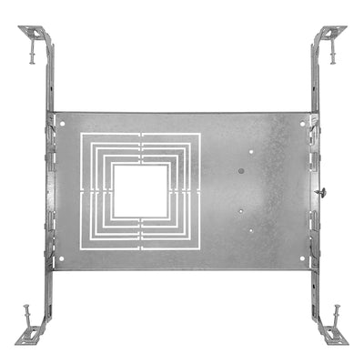 Envision CUNV-NC-ICAT-6SQ New Construction Plate: 1" 2 3.5" 4" 5" 6" Canless Downlights (Only for Trimless Squares)