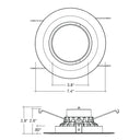 Envision LED-DL-ADJ-5/6-16.5W-5CCT-WH 5/6" Retfrofit Downlight: Adjust-Line, White
