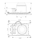 Envision C6-NC-ICAT-LED 6" IC Rated Can: New Construction