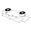Envision LED-EM-DHC-BL Emergency Bug Eye Double Headed Fixture, 3w, Black