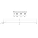 Envision LED-T8-DF-GL-4FT-15W-40K 4 FT T8 Glass + PC Coating TRIPLE FIT Ballast, or AC Direct Single/Double (FROSTED LENS)