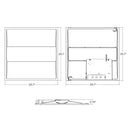 Envision LED-CBT-2X2-5P40-5CCT 2x2 LED Center Basket Troffer: C-Line, 40/35/30/25/20w, White
