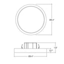 Envision LED-SLDSKR-5-10W-5CCT-WH 5" Surface Mount Round: Slim-Line, White