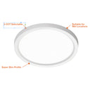 Envision LED-SLDSKR-19-35W-TRI-WH 19" Surface Mount Round: Slim-Line, White
