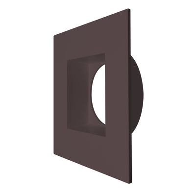 Envision DLJBX-4RG-TRIM-BRZ-SQ 4" Regressed Gimbal Bronze Square Trim, Black