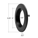Envision RDL-TRIM-4-BLK-SM 4" RDL: Black Trim Smooth Trim