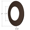 Envision LED-PCK-TRIM-BRZ Undercabinet Puck Trim (Bronze)