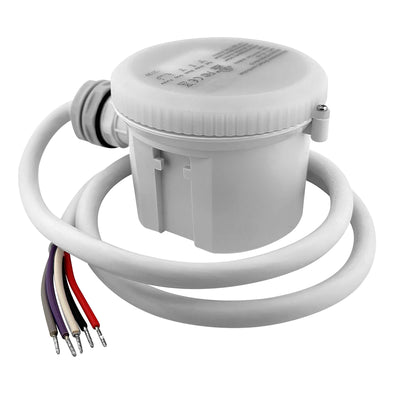 Envision HD406VRH-D-WH Bi Level Motion Sensor w/ Daylight Harvesting White Finish with Side 1/2" Knock Out -Remote Control Compatible-, <1W