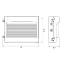 Envision LED-WPF-FC-21-3P100-TRI-BZ-PC Wall Pack: Full-FC-Line, 100/80/60W, Bronze