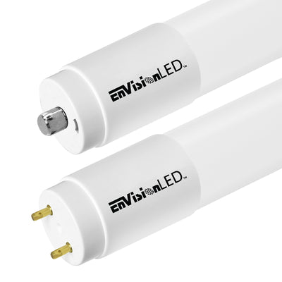 Envision LED-T8-DF-GL-8FT-42W-50K 8 FT T8 Glass + PC Coating DUAL FIT Ballast, or AC Direct Double Sided (FROSTED) w/ FA8 Single Pin Sockets