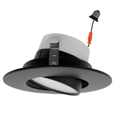 Envision LED-DL-ADJ-4-10W-5CCT-BLK 4" Retfrofit Downlight: Adjust-Line, Black