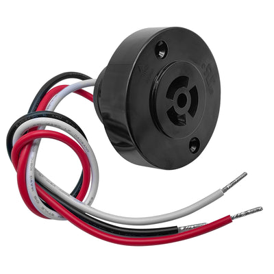 Envision PC-TWL-RC Twist Lock photcell receptacle, <1W, Black