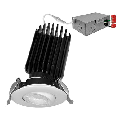 Envision LED-DLJBX-ADJ-3-12W-5CCT-WH-R 3" Gimbal Downlight: SnapTrim-Line, White