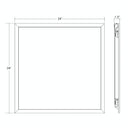 Envision LED-BPL-2x2-3M50-5CCT-HL 2x2 LED Panel: Backlit-Line, 50/40/30w, White