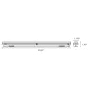 Envision LED-VPT-8FT-3P100-5CCT-UNV 8ft Vapor Tight, 100/80/60w, Gray