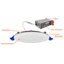 Envision LED-SL-PNL-10R-22W-5CCT-0/10V 10" Round Slim Panel Wafer 0-10, White