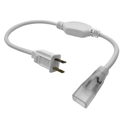 Envision ST-POWSET-72 72" Power Cord Set (cord, coupling, end cap), White