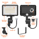 Envision LED-FL-15W-TRI-BL-KNYK-PC Mini Flood: XS-Line 1/2" Knuckle & Yoke Included, Black
