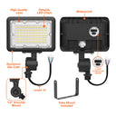 Envision LED-FL-30W-TRI-BL-KNYK-PC Mini Flood: XS-Line 1/2" Knuckle & Yoke Included, Black