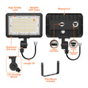 Envision LED-FL-3P60-TRI-BL-KNYK-PC Mini Flood: XS-Line 1/2" Knuckle & Yoke Included, 60/50/40w, Bronze