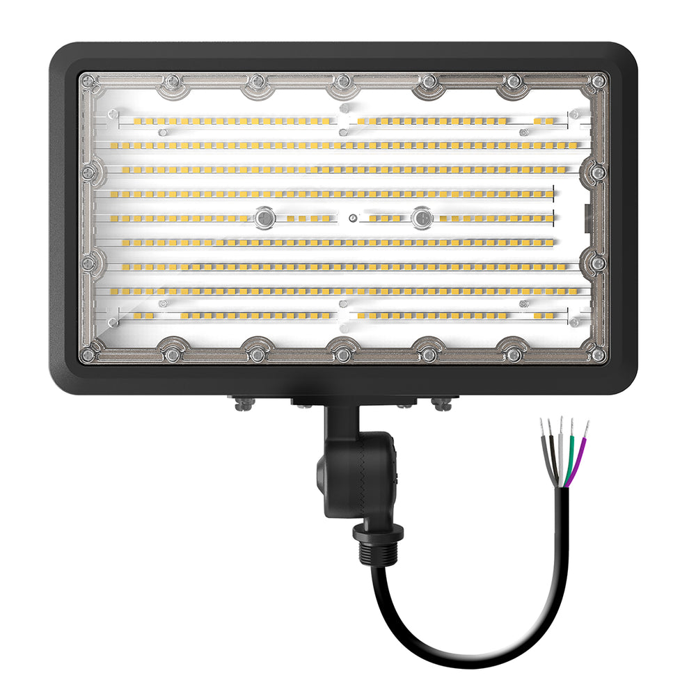 Envision LED-FL-3P100-TRI-BL-KNYK-PC Mini Flood: XS-Line 1/2" Knuckle & Yoke Included, 100/80/60, Black