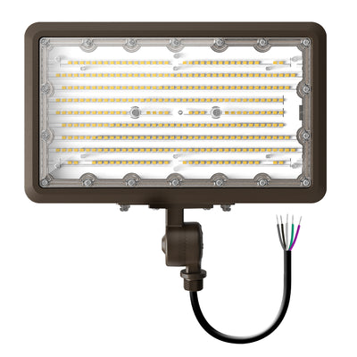 Envision LED-FL-3P100-TRI-BZ-KNYK-PC Mini Flood: XS-Line 1/2" Knuckle & Yoke Included, 100/80/60, Bronze