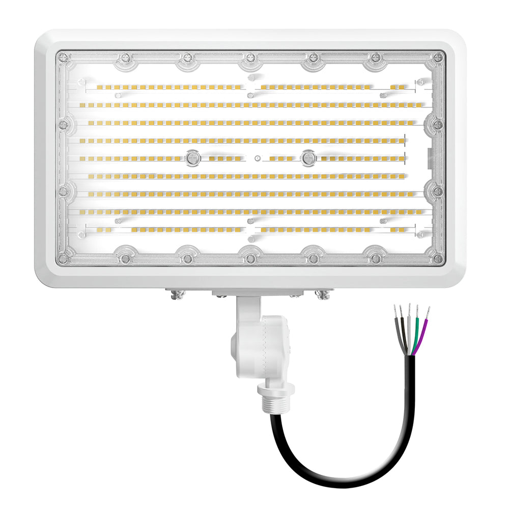 Envision LED-FL-3P100-TRI-WH-KNYK-PC Mini Flood: XS-Line 1/2" Knuckle & Yoke Included, 100/80/60, White