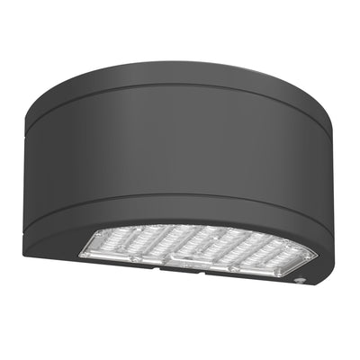 Envision LED-WPUD-SC-3P80-TRI-BL-PC Wall Pack: CIRCLE-Line Up/Down, 80/64/48w, Black