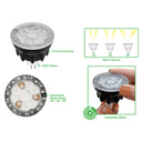 Envision LED-MR16-4W-27K-3B-BL MR-16 LED Lux-Line, Black