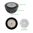 Envision LED-MR16-8W-5CCT-4B-BL MR-16 LED Lux-Line, Black