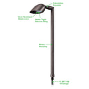 Envision PL-S-24-BR-ORB-12V Path Light: Spot Style, Oil Rubbed Bronze