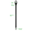 Envision PL-12-ALM-BL-12V Path Light Stem - 12" Height, Black