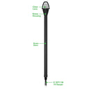 Envision PL-24-BR-MBL-12V Path Light Stem - 24" Height, Matte Black